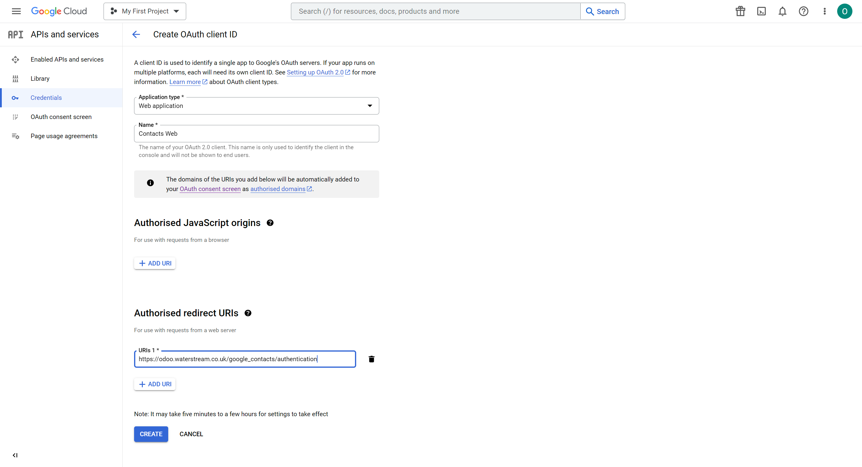 OAuth Config