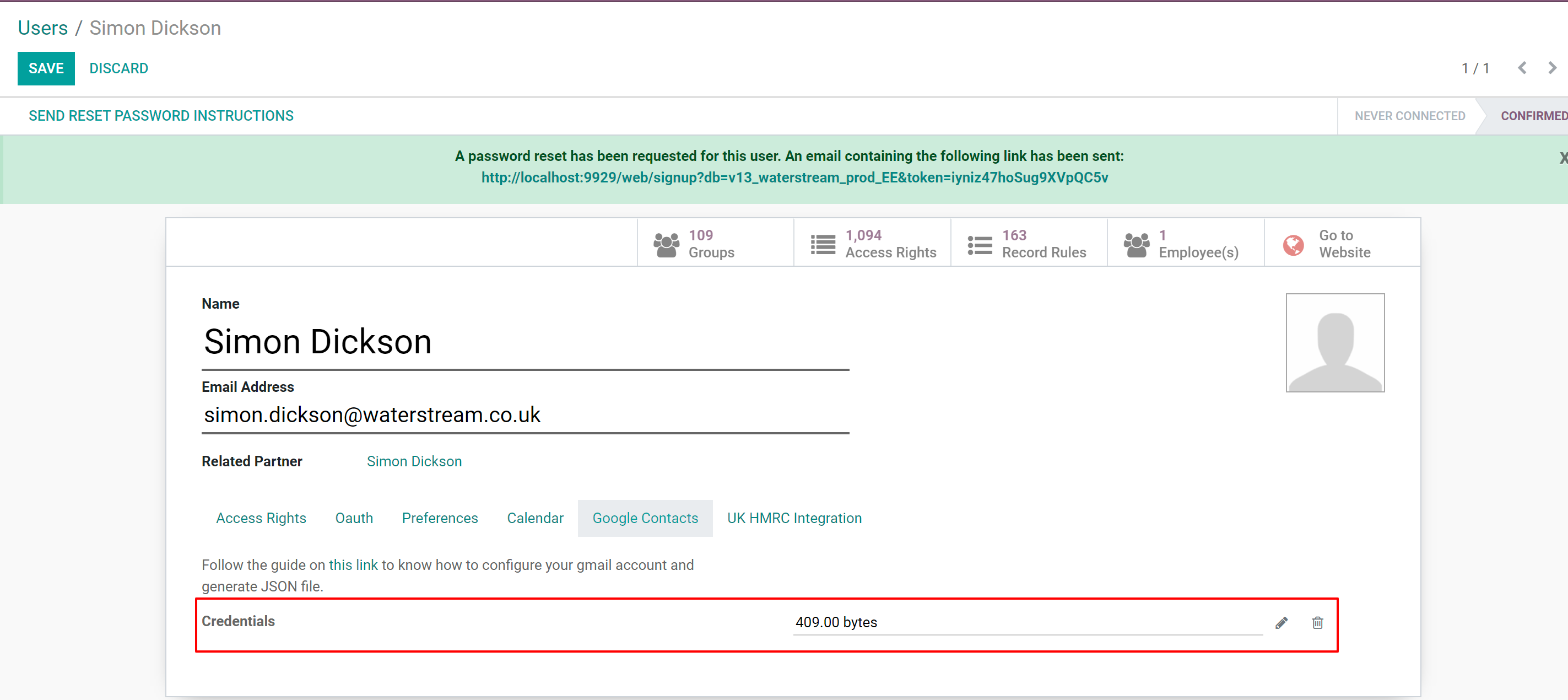 Odoo Users