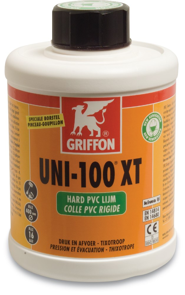 Griffon PVC glue, type Uni-100 XT 500ml