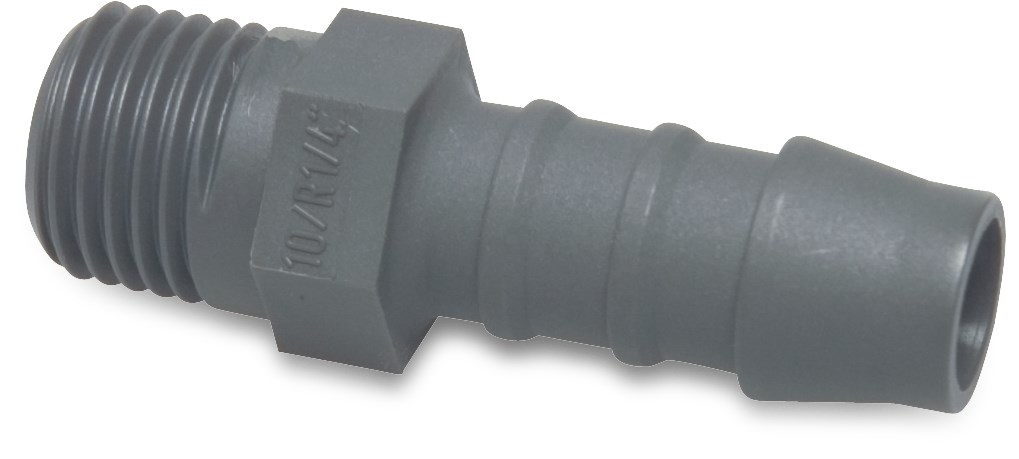 Hose Tail Male thread x hose tail 1.5inch x 40mm (6 bar)