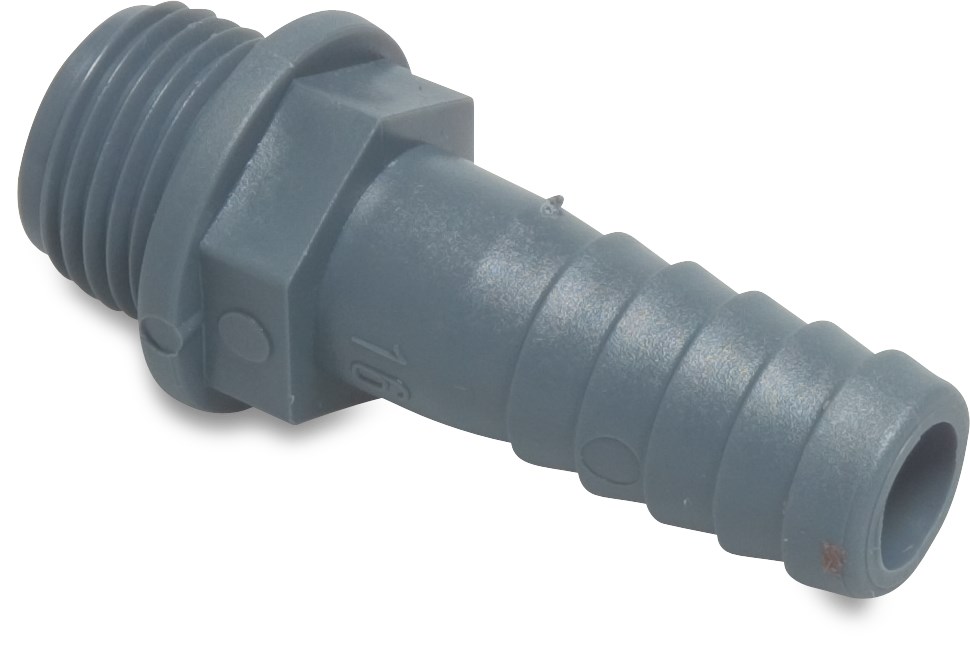 Hose tail PP 2" x 50mm male thread 10bar