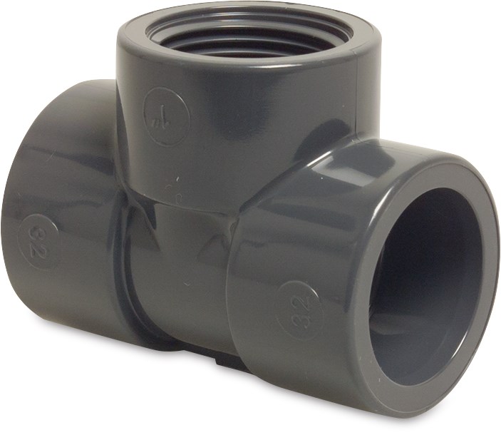 50mm x 1/2" T-piece 90Â° ABS