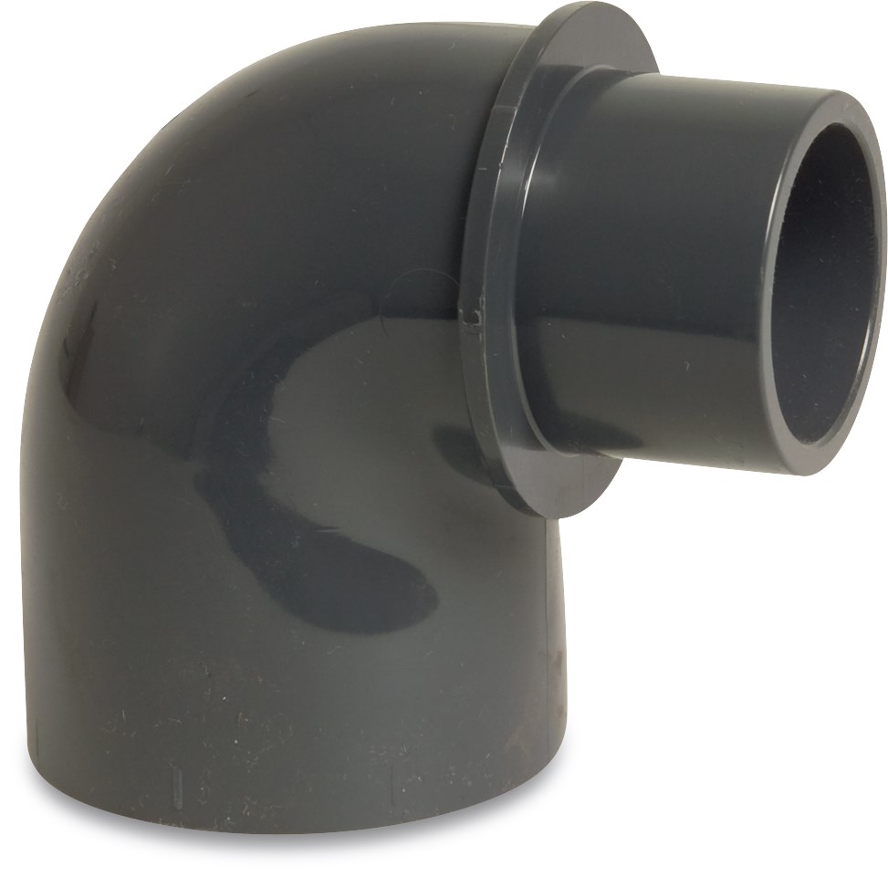 PVC 90degree elbow 50mm x 63mm