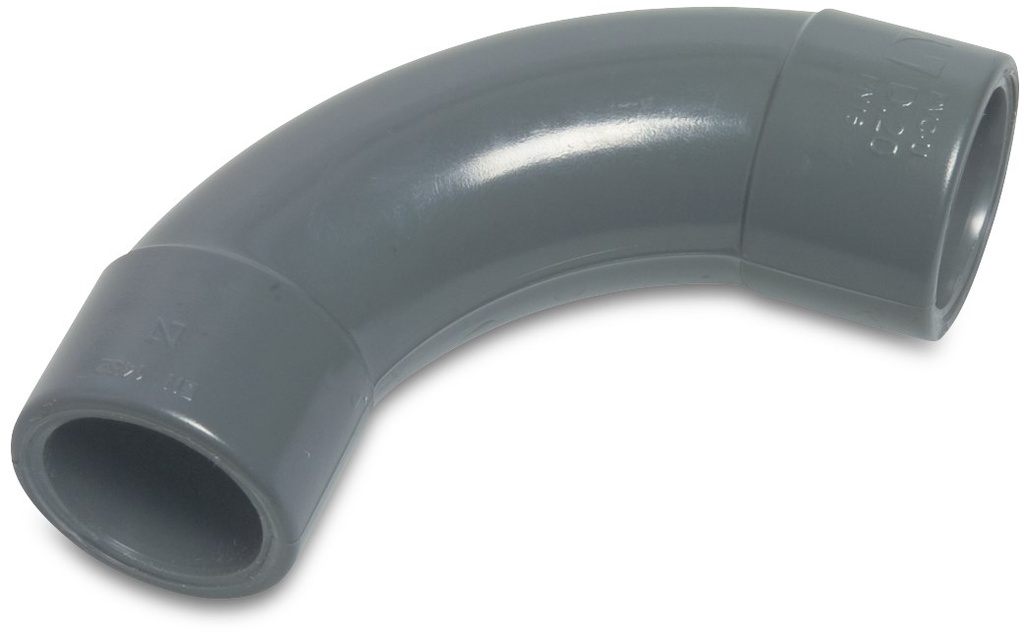 PVC Long Bend 90 Deg (25mm x 25mm) 16 Bar