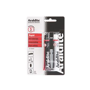 ARALDITE 2-PART EPOXY ADHESIVE TUBES OPAQUE 2 X 15ML