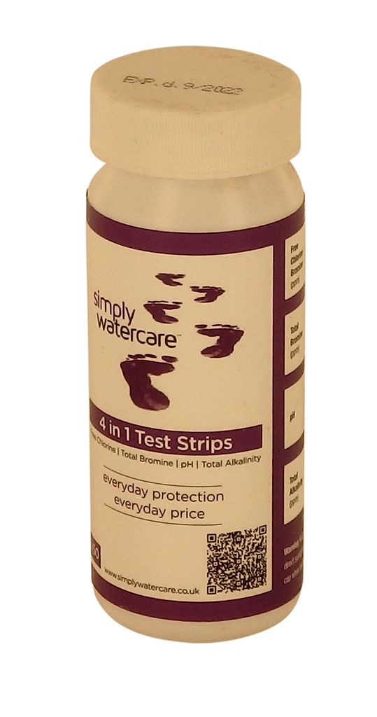 Simply Watercare - 4 in 1 Test Strips