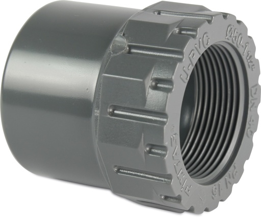[160826] Hose Adapter 50mm x 1.5inch glue soc x Female Thread