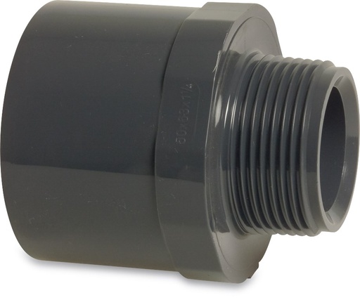 [110459] PVC 50mm Soc x 1.5" thread