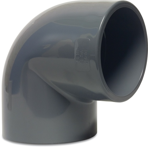 [110112] PVC Elbow 90 Deg (75mm x 75mm) 16 Bar