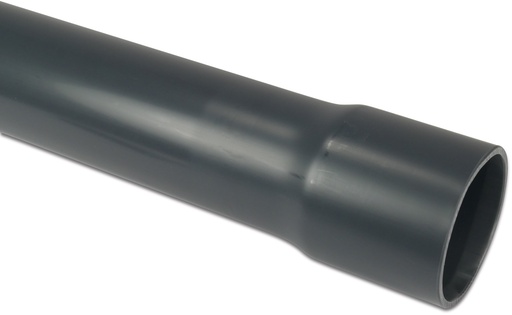 [309050] PVC Pressure Pipe (50mm) 10 Bar - Per Meter (2 meter Lengths)
